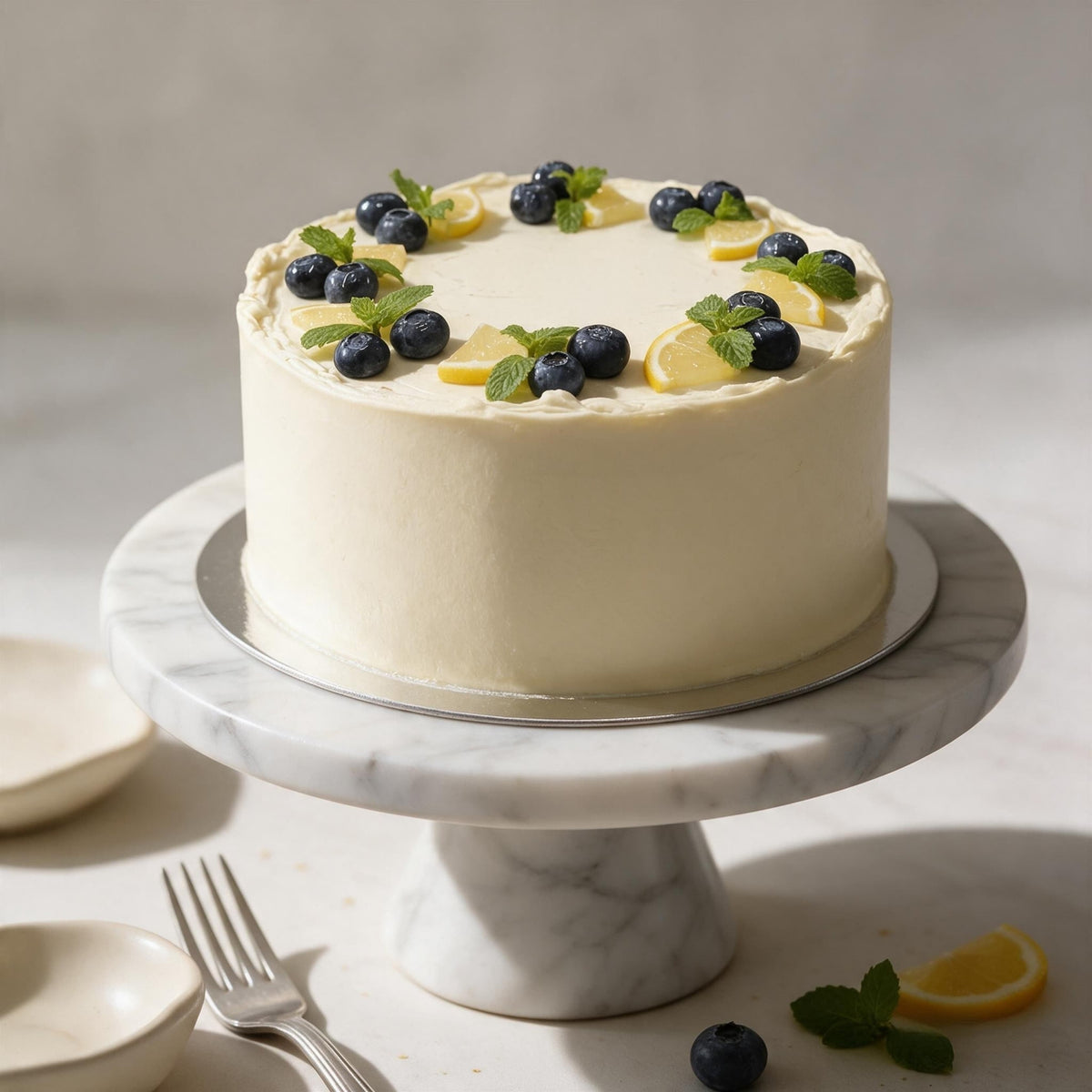BLUEBERRY & LEMON CAKE