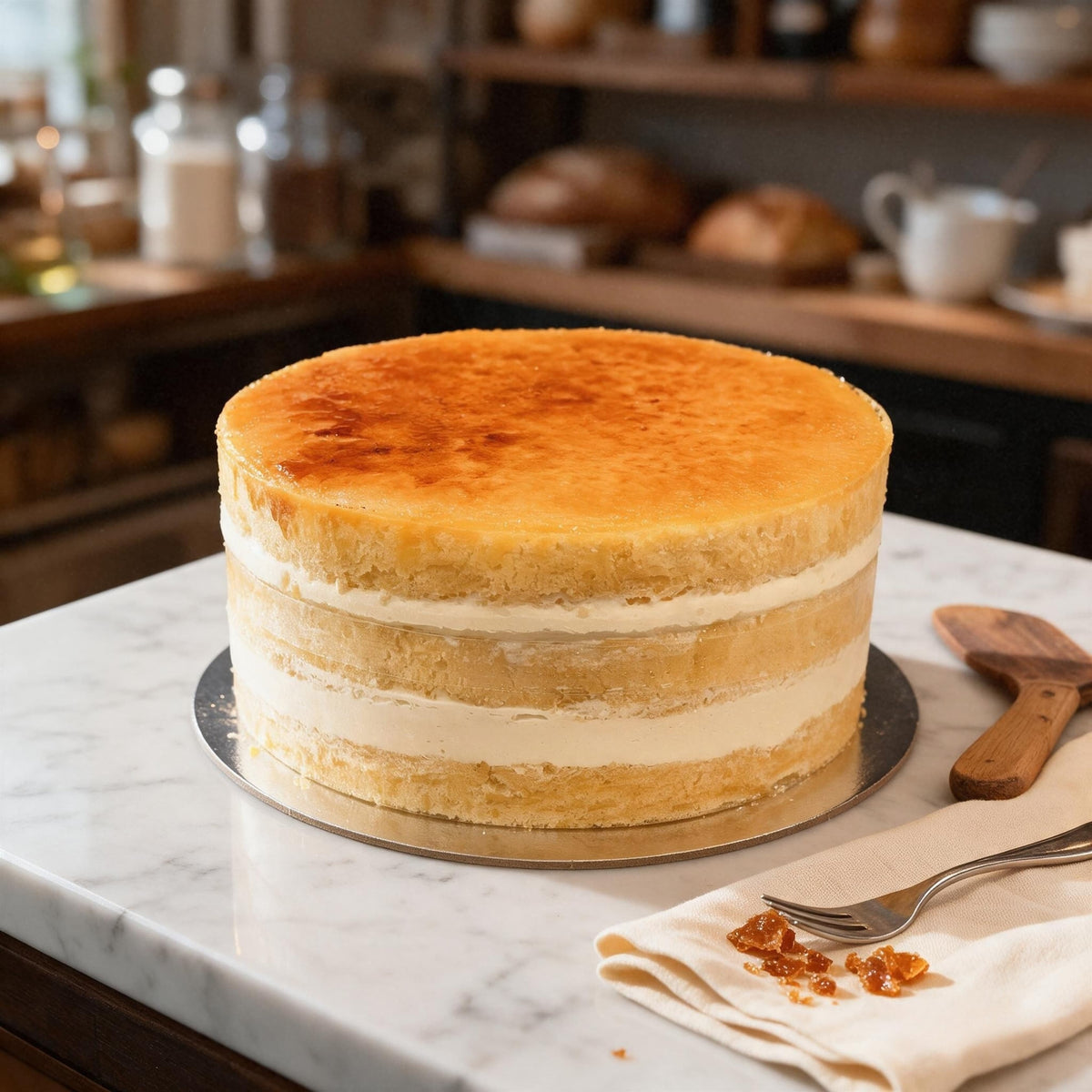 CREME BRULEE CAKE