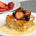Warm Croissant Pudding