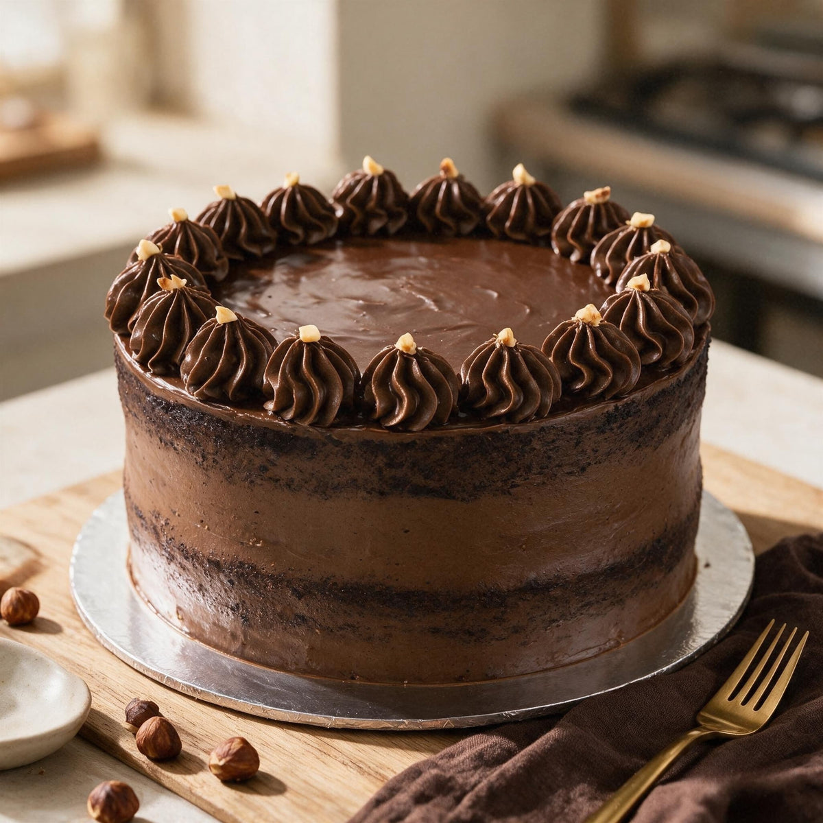 FERRERO ROCHER CHOCOLATE CAKE