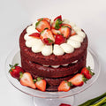 RED VELVET STRAWBERRY CAKE