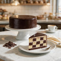 VALRHONA CHECKERED CAKE