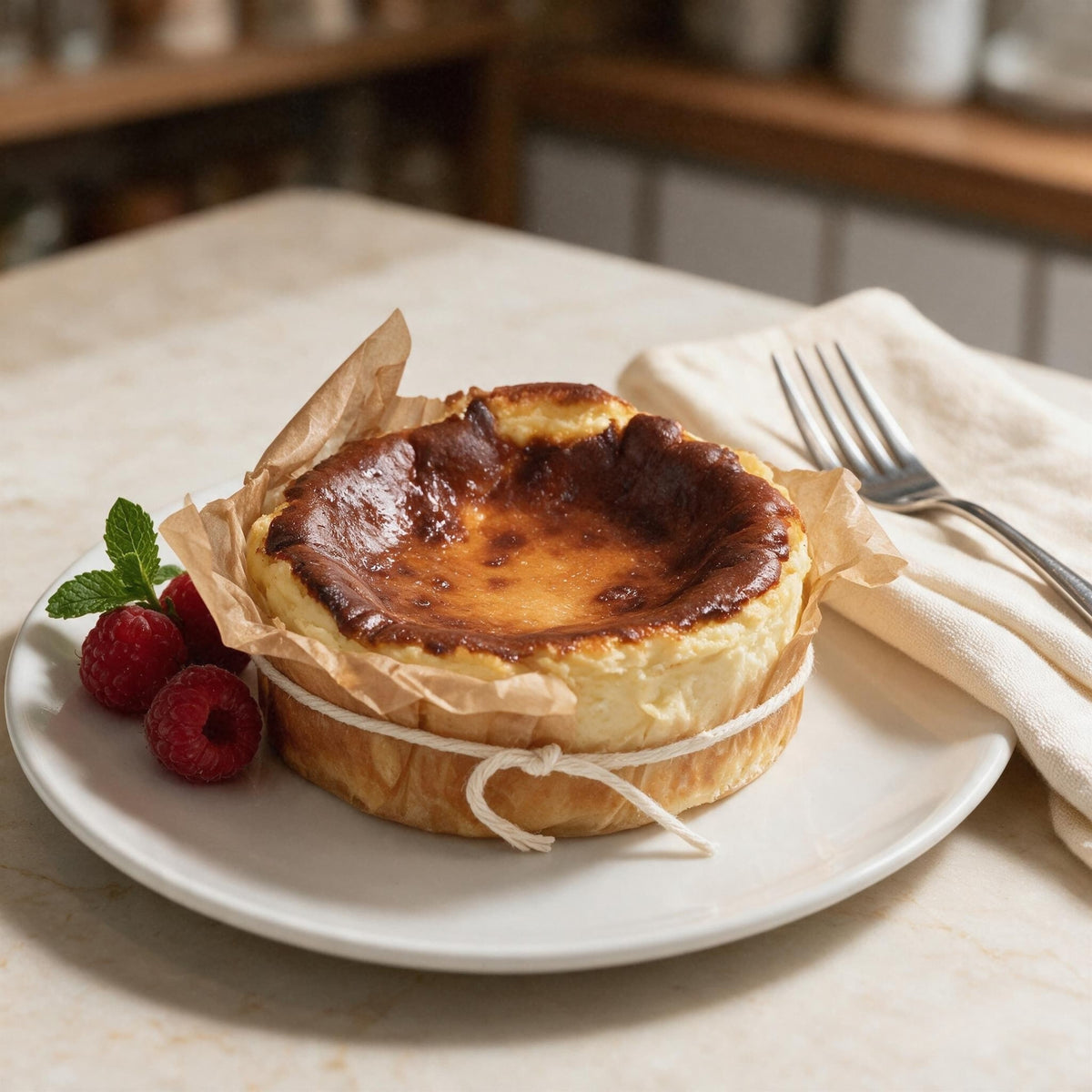 BURNT BASQUE CHEESECAKE