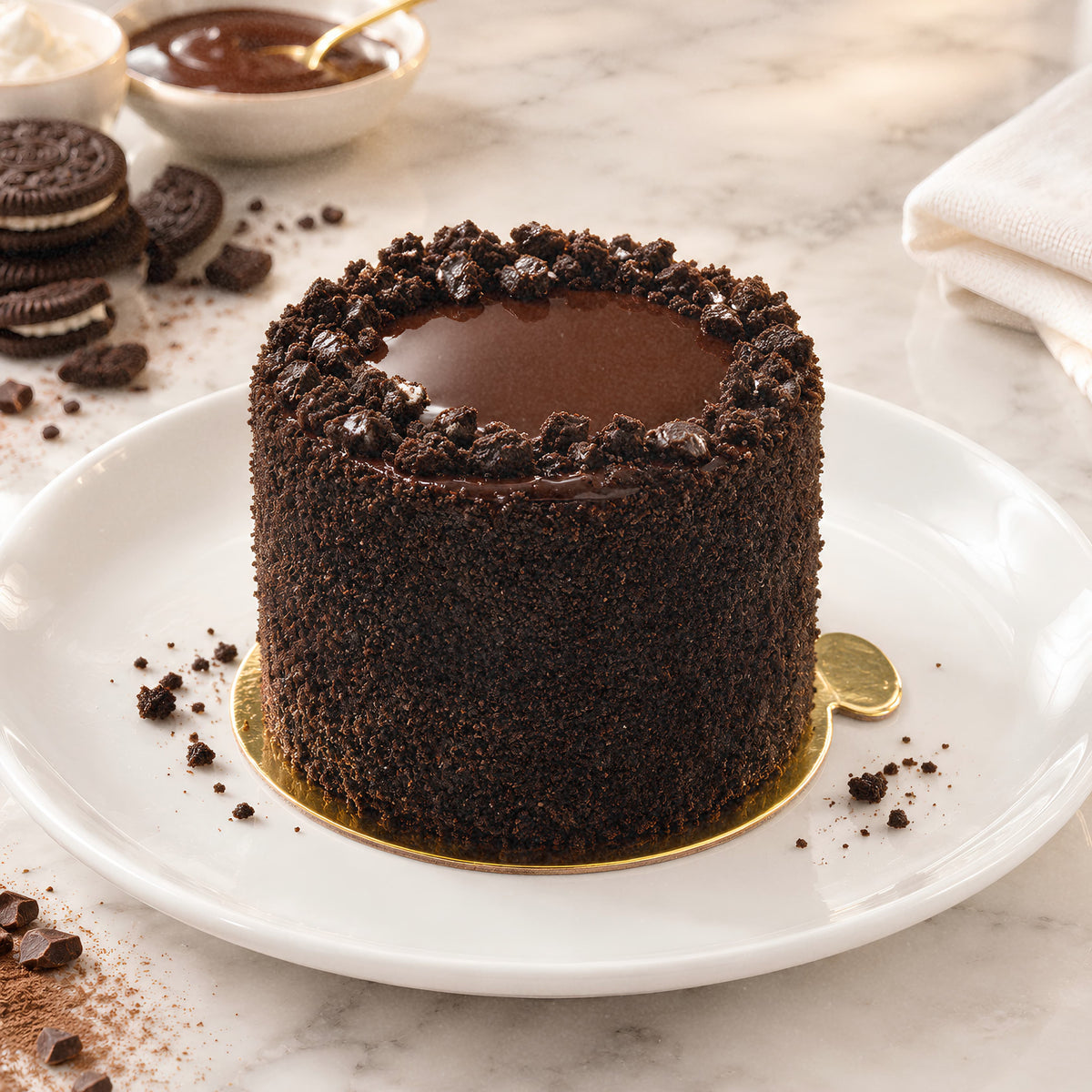 CHOCOLATE OREO CHEESECAKE