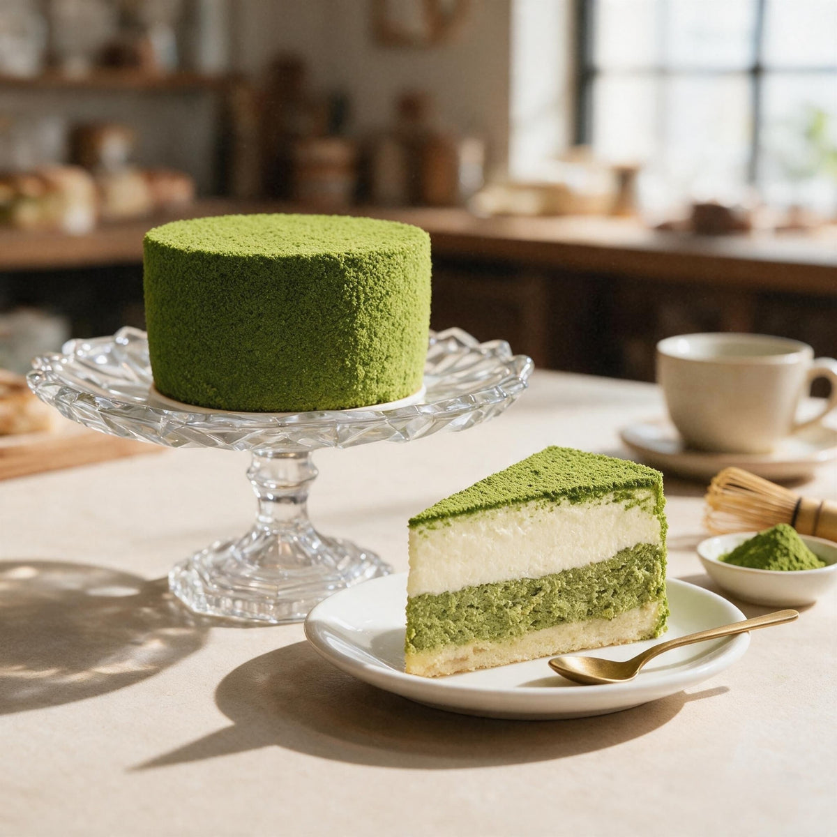 HOKKAIDO MATCHA CHEESECAKE