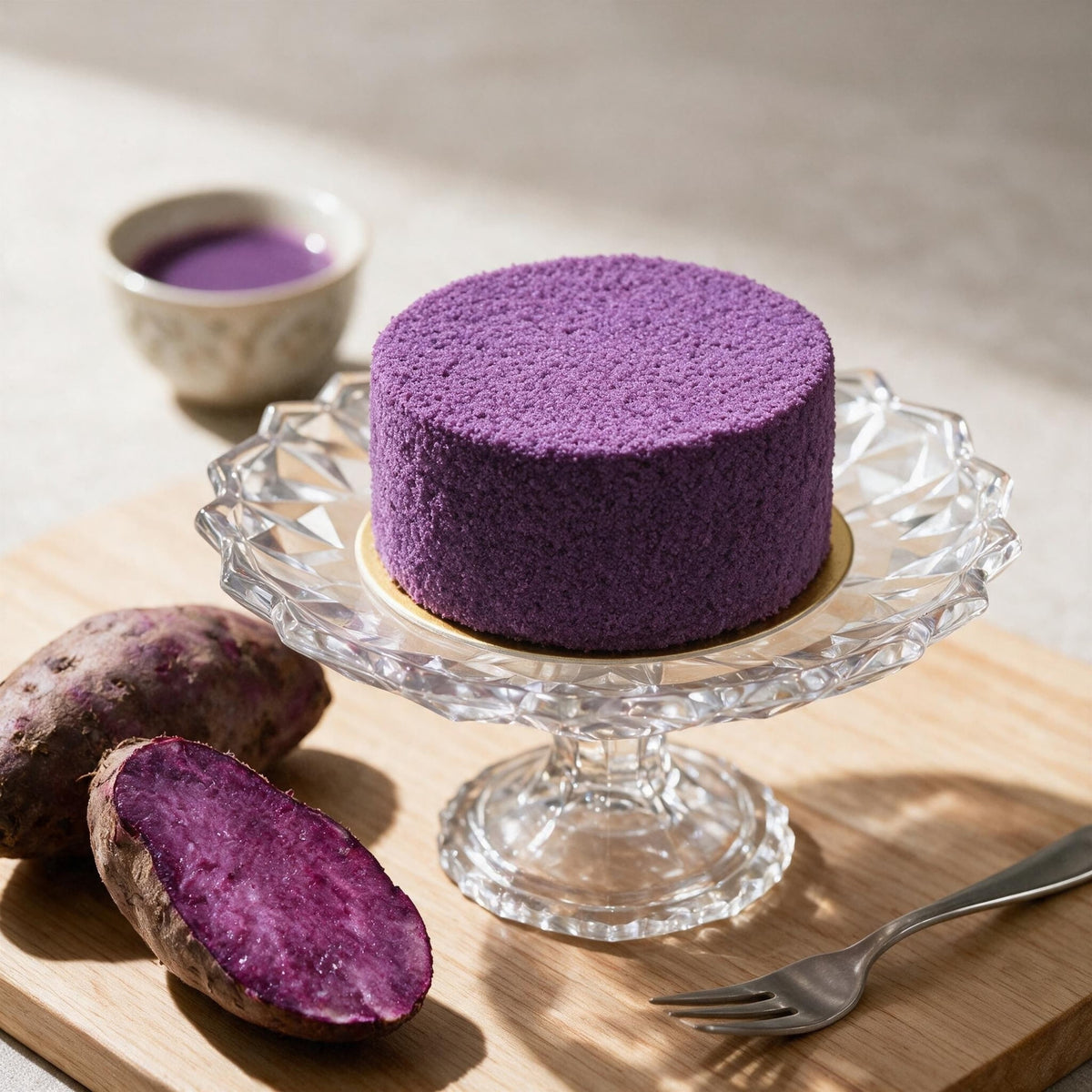 HOKKAIDO PURPLE YAM CHEESECAKE